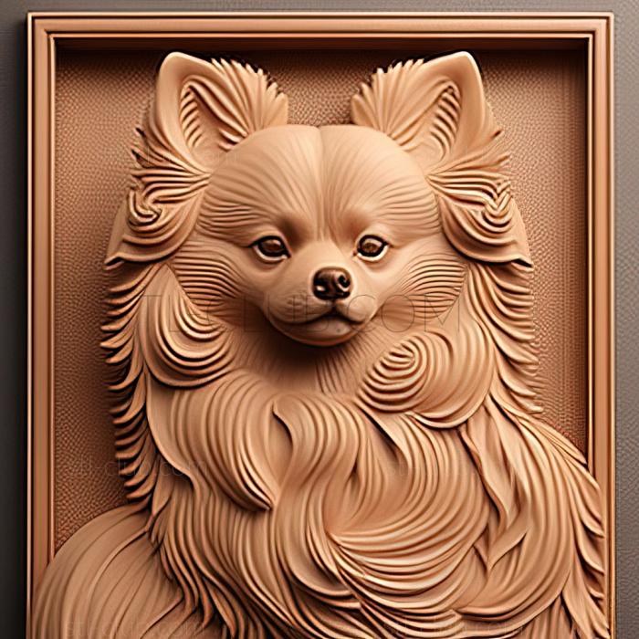 3D model st Japanese Pomeranian dog (STL)